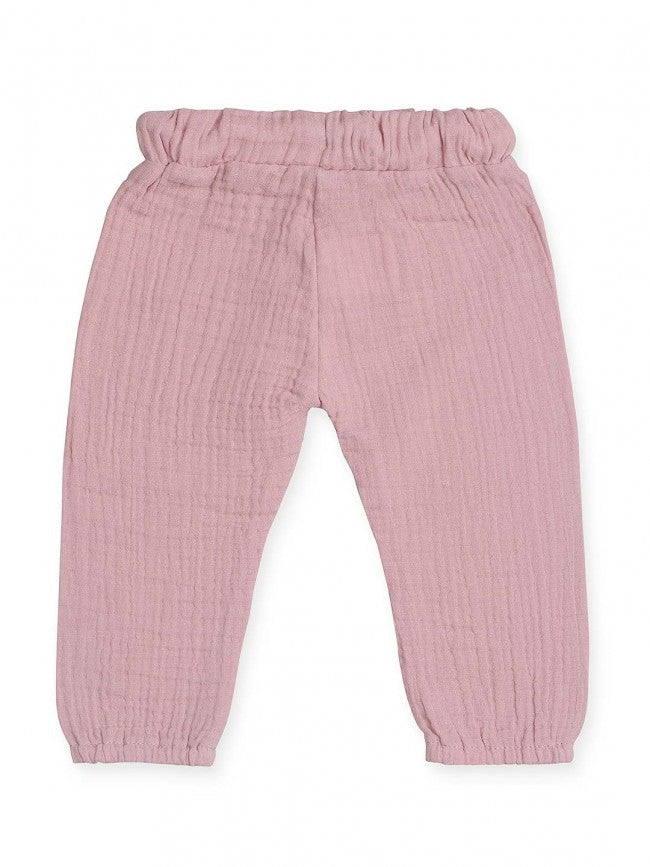 Hydrofiele broek roze - 62/68