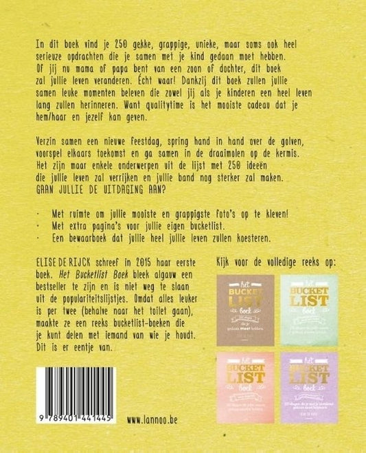 Bucketlist boek voor ouders