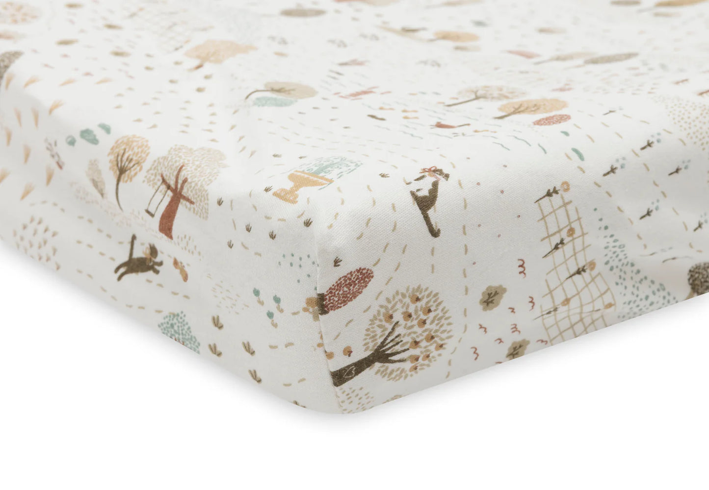 Aankleedkussenhoes - Jollein Pure Knit - Tiny park