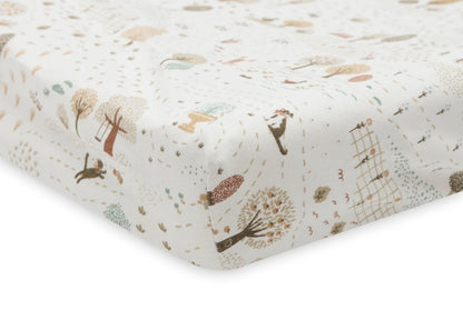 Aankleedkussenhoes - Jollein Pure Knit - Tiny park