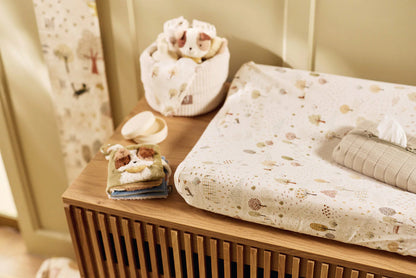 Aankleedkussenhoes - Jollein Pure Knit - Tiny park