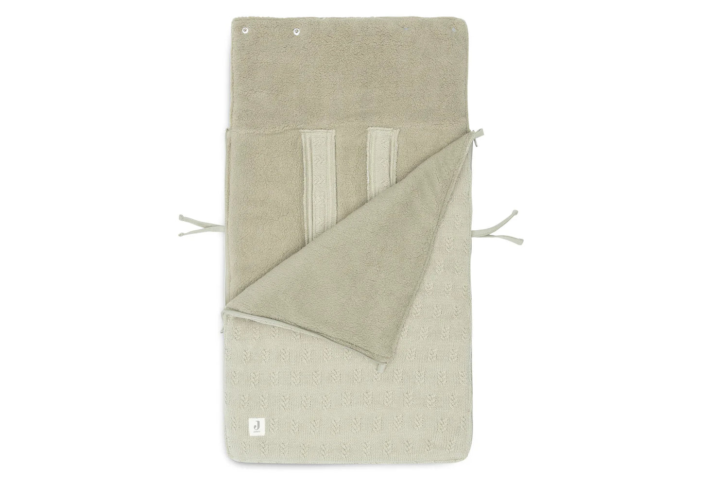 Voetenzak - Jollein Grain Knit - Olive Green