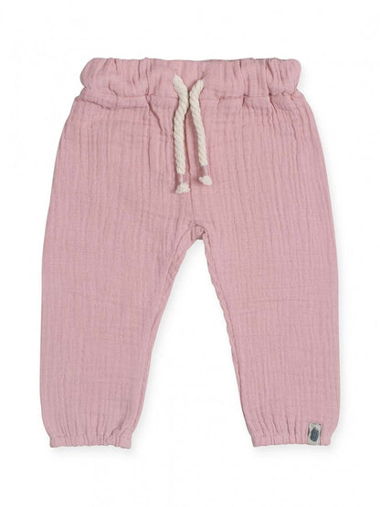 Hydrofiele broek roze - 62/68