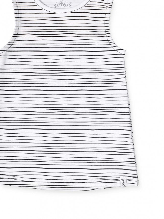 Jurkje - zwart/wit gestreept
