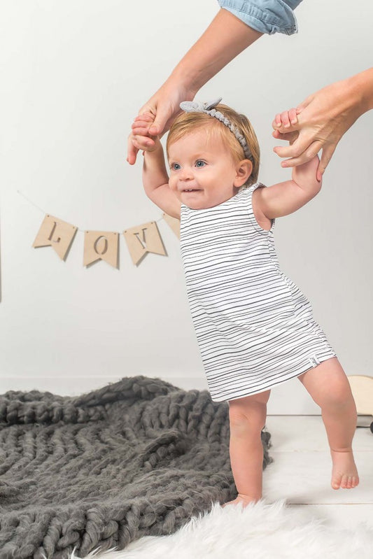 Jurkje - zwart/wit gestreept