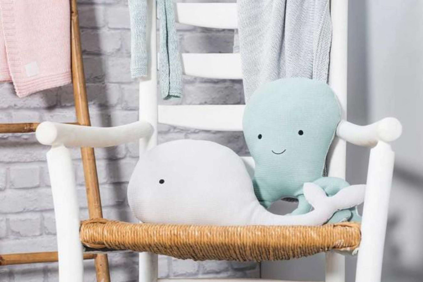 Knuffelkussen Octopus