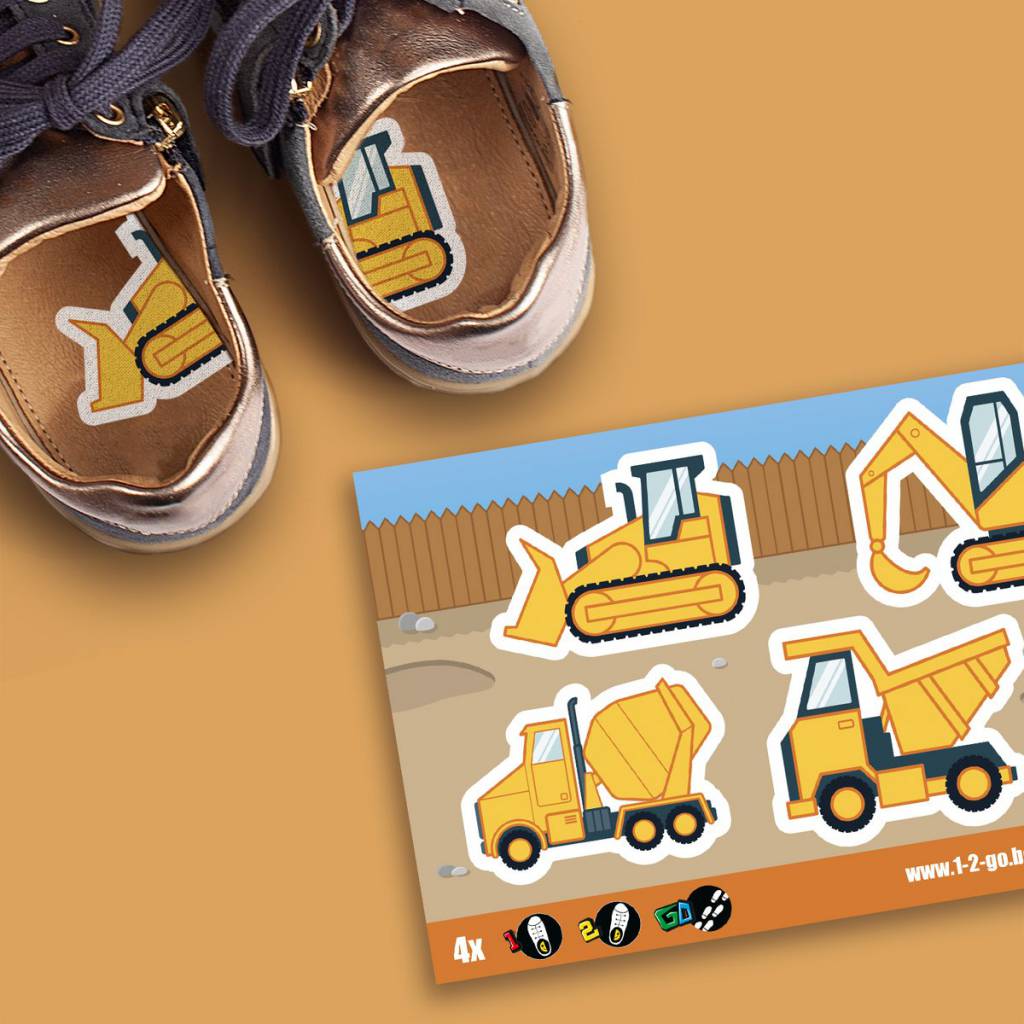 Bouwwerf schoenstickers