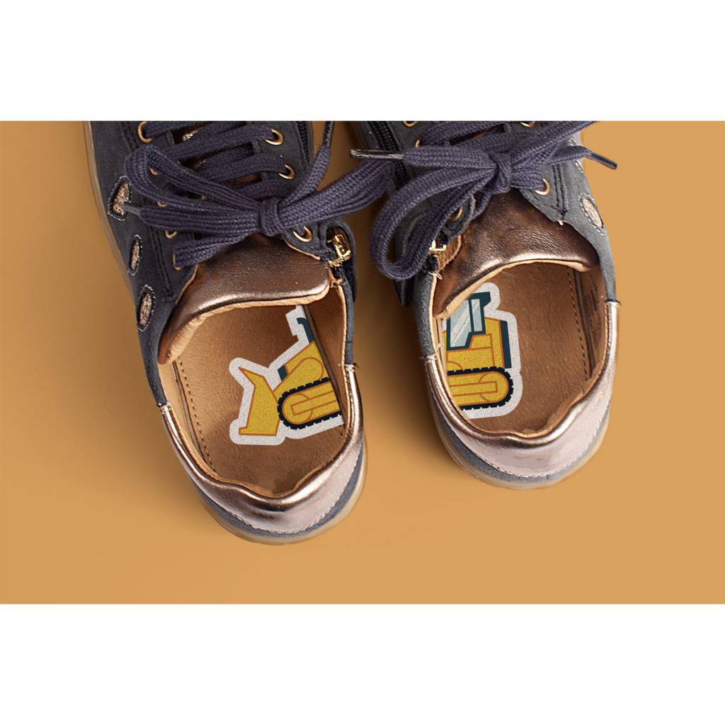 Bouwwerf schoenstickers