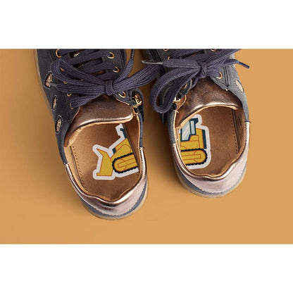 Bouwwerf schoenstickers