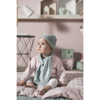 Muts & Sjaal - Jollein Diamond knit - Vintage green