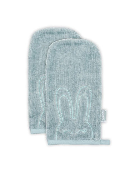 2-pack washand - Jollein velvet teddy