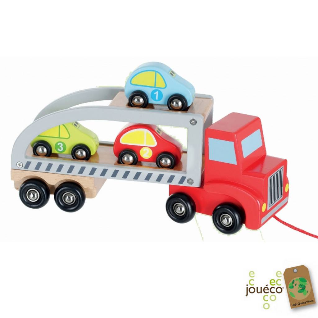 Autotransporter met auto’s