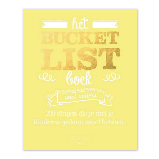 Bucketlist boek voor ouders