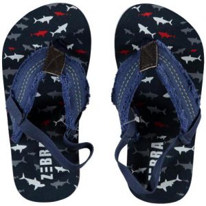 Teenslippers jongens shark